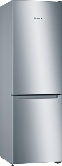 Холодильник Bosch з нижн. мороз., 176x60x65, xолод.відд.-192л, мороз.відд.-87л, 2дв., А++, NF, нерж