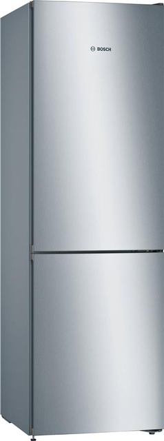 Холодильник Bosch з нижн. мороз., 186x60x66, xолод.відд.-237л, мороз.відд.-87л, 2дв., А++, NF, інв., нерж