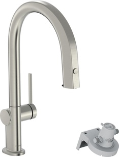 Змішувач для кухні Hansgrohe Aqittura M91, довж.виливу - 215мм, витяжний, 1важіль, FilterSystem 210, під сталь