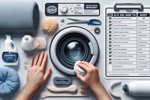 Как сохранить резину люка пральной машины от разрывов