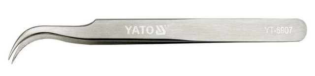 Пинцет изогнутый 115 мм YATO YT-6907
