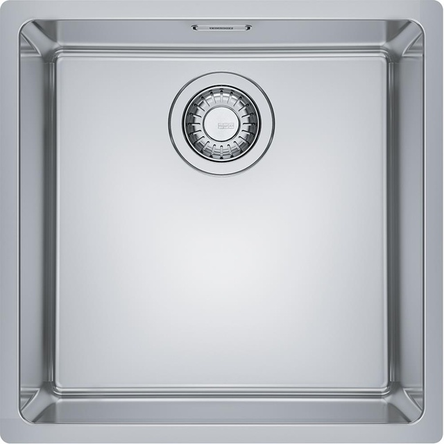 Кухонна мийка Franke Maris MRX 110-40/122.0598.646/нержав.сталь полірована/квадратна/440х440х180/монтаж під стільницю