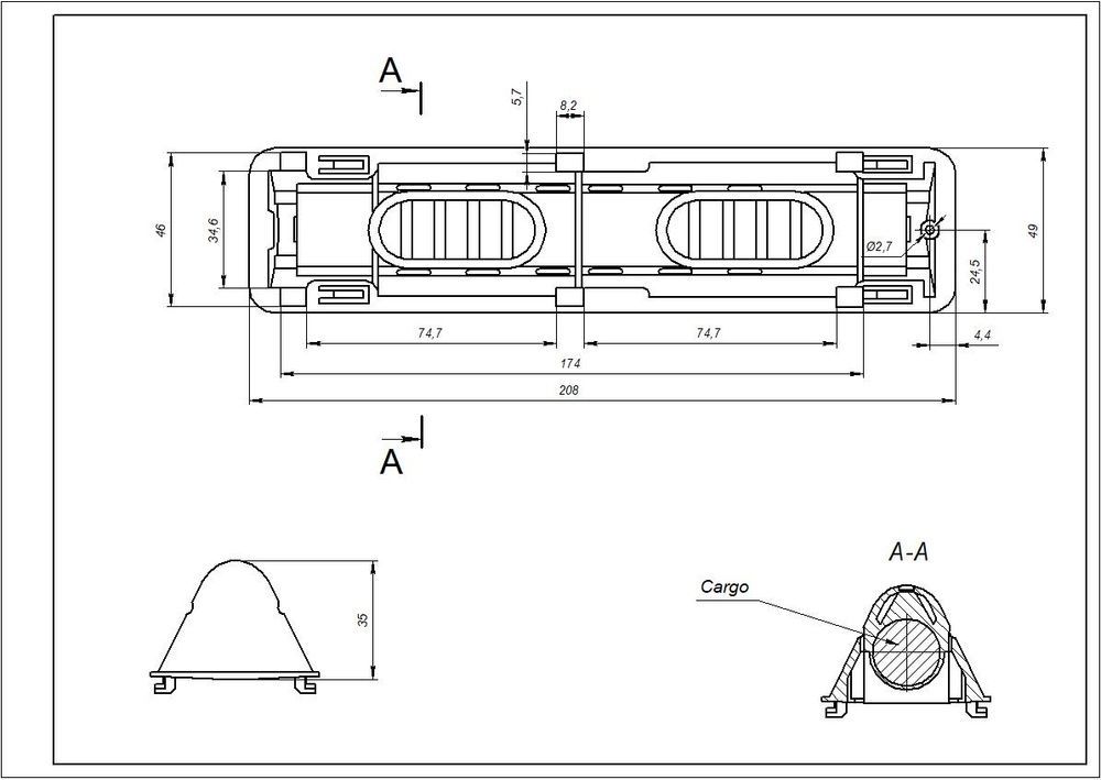 Ребро барабана для стиральной машины Ariston/Indesit C00083894 - запчасти к стиральной машине Ariston