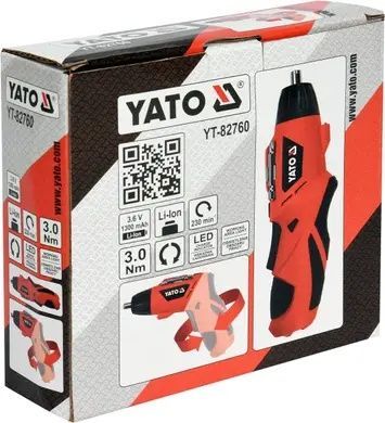 Викрутка акумуляторна 3,6 вольт YATO YT-82760