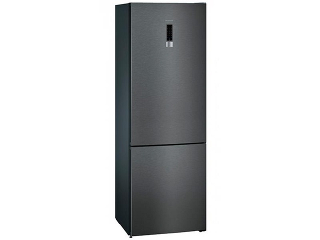 Холодильник Siemens з нижн. мороз., 203x70x67, xолод.відд.-330л, мороз.відд.-105л, 2дв., А++, NF, дисплей, графіт