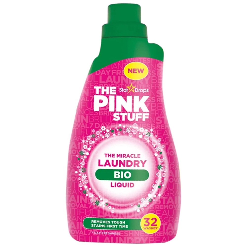 Гель для прання Pink Stuff Bio 960 мл 30 циклів прання