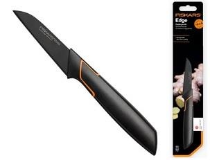 Кухонний ніж для овочів Fiskars Edge, 8.1см, нержавіюча сталь, пластик, чорний