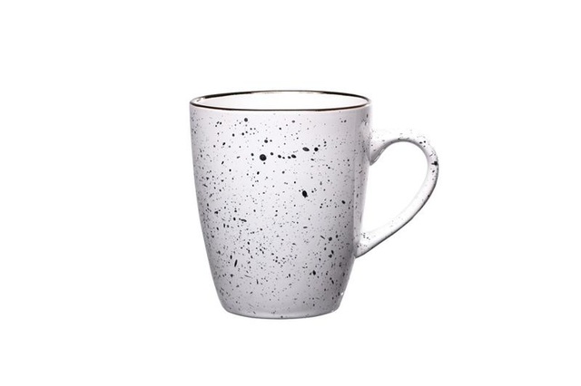 Чашка Ardesto Bagheria Bright white, 360мл, кераміка, білий