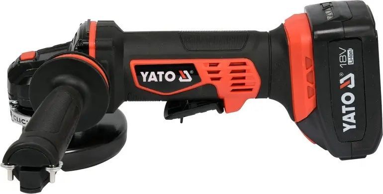 Шлифмашина угловая аккумуляторная 125 мм YATO YT-82828