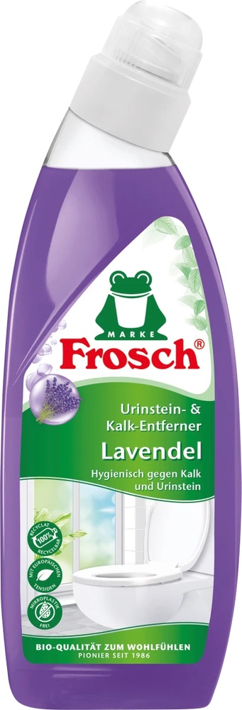 Средство для чистки унитаза Lavender Frosch, 750 мл – бытовая химия для унитазов Frosch