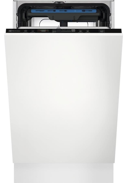 Посудомийна машина Electrolux вбудована, 10компл., A++, 45см, дисплей, інвертор, 3й кошик, чорний