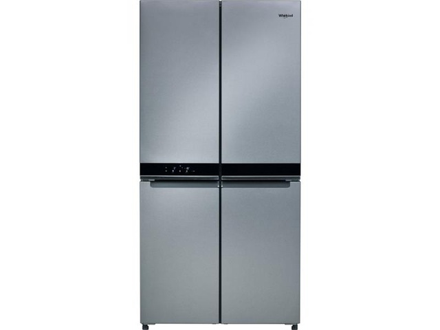 Холодильник Whirlpool багатодверний, 187.4x90.9х69.8, холод.відд.-384л, мороз.відд.-207л, 4дв., А++, NF, інв., дисплей, нерж