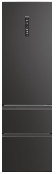 Холодильник Haier багатодверний, 205x59.5х65.7, холод.відд.-289л, мороз.відд.-125л, 3дв., А++, NF, інв., дисплей, зона нульова, чорний