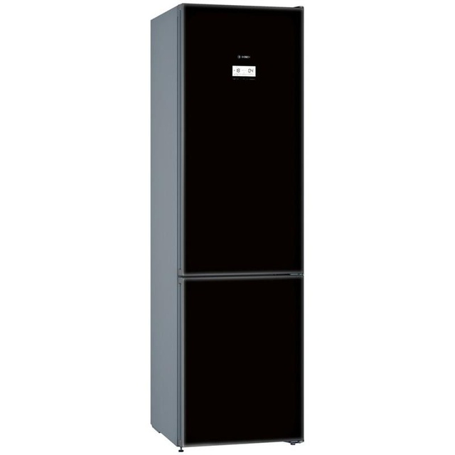 Холодильник Bosch з нижн. мороз., 203x60x67, xолод.відд.-279л, мороз.відд.-87л, 2дв., А++, NF, черний