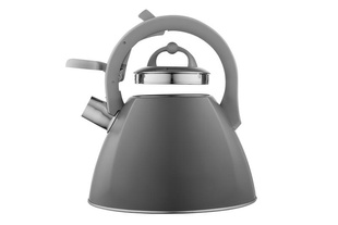 Чайник Ardesto Gemini, 2.5л, нержавіюча сталь, сірий