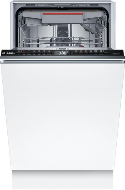 Посудомийна машина Bosch вбудована, 10компл., A+, 45см, дисплей, 3й кошик, білий