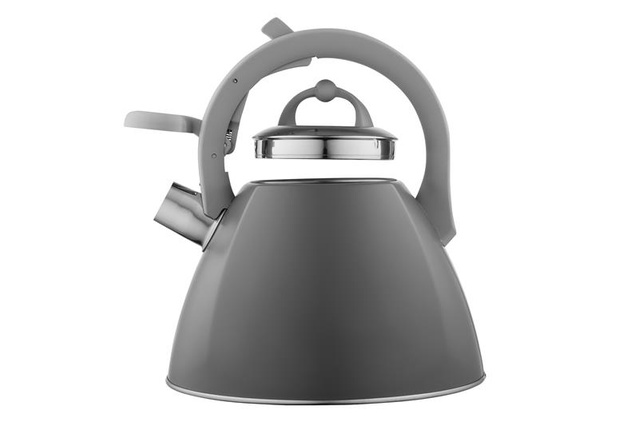 Чайник Ardesto Gemini, 2.5л, нержавіюча сталь, сірий