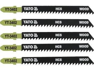 Полотно пильное для электролобзика 100мм 5шт YATO YT-3402