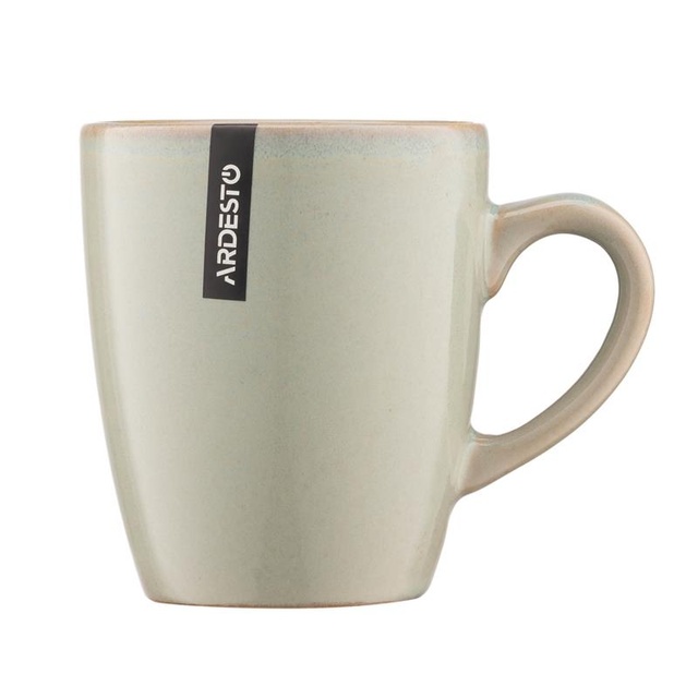 Чашка Ardesto Lecco, 390мл, кераміка, сірий