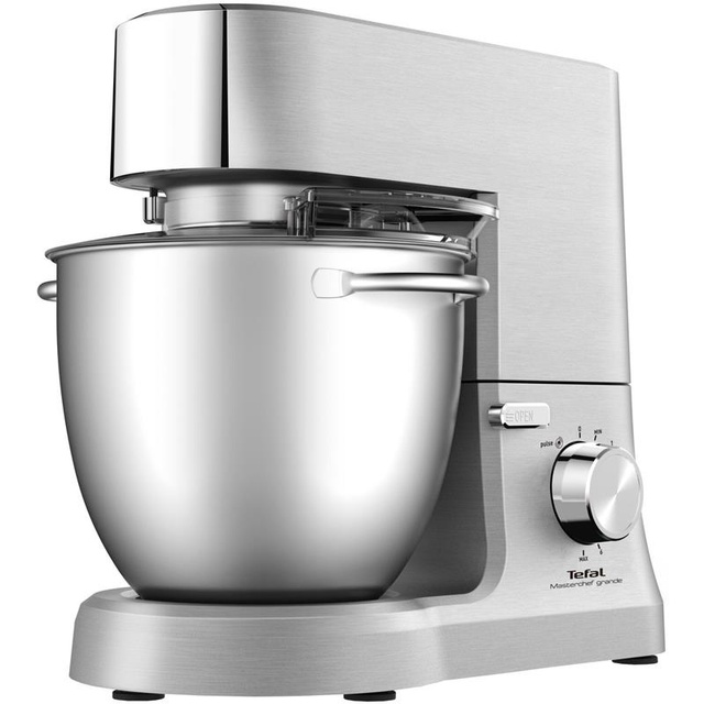 Кухонна машина Tefal Masterchef Grande 1500Вт, чаша-метал, корпус-метал, насадок-6, метал