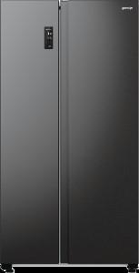 Холодильник SBS Gorenje, 179х67х92см, 2 двері, 356(191)л, А++, NF+, Інв., Зона св-ті, Зовн. Диспл, чорний