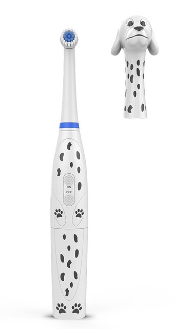 Щітка зубна електр. Ardesto, ETB-003DOG, для дітей, 8.8т. колив/хв, насадок-3, IPX6, білий
