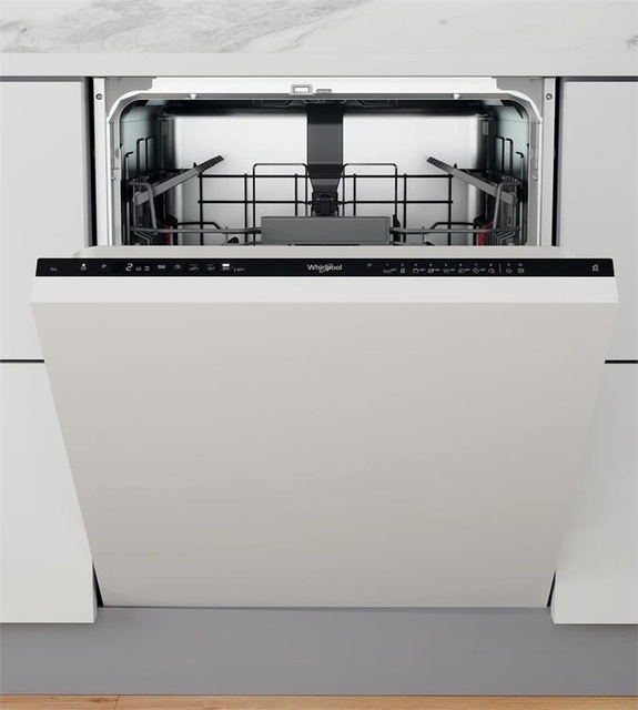 Посудомийна машина Whirlpool вбудована, 14компл., A+++, 60см, дисплей, інвертор, білий
