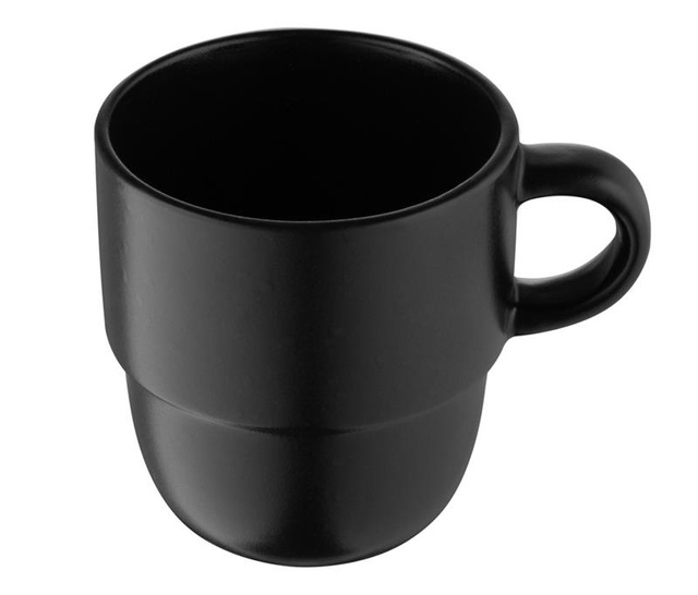 Чашка Ardesto Trento, 390мл, кераміка, чорний