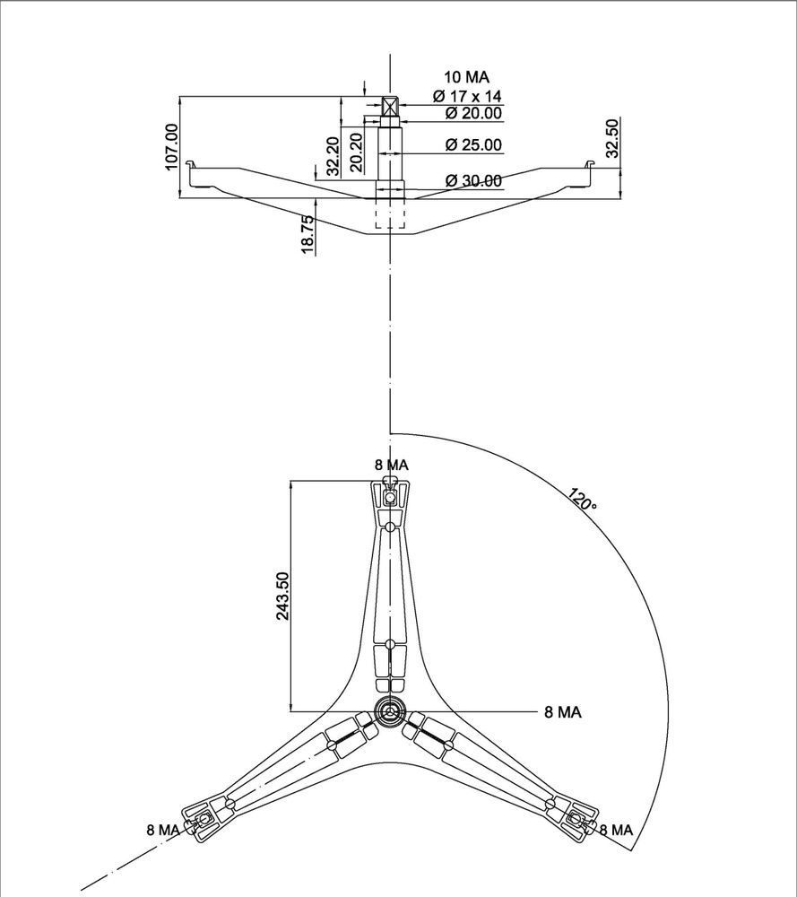 Крестовина для стиральной машины Samsung DC97-15183A