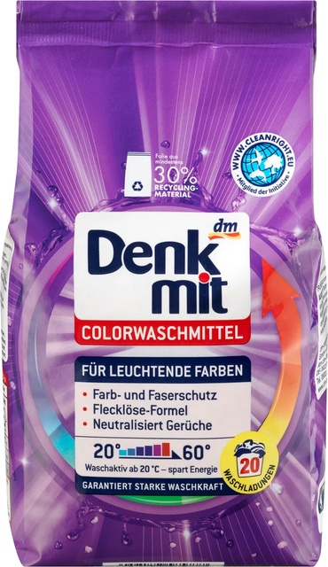 Порошок для прання кольорових речей Denkmit 1,35 кг