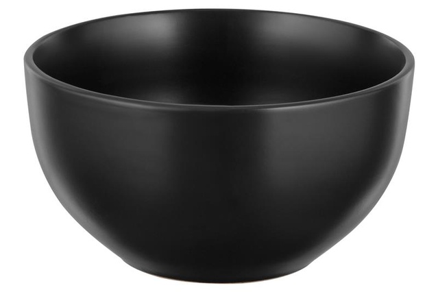Салатник Ardesto Molize, 14.5см, кераміка, чорний