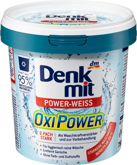 Порошок-засоб для виведення плям Denkmit Oxi Power White, 750 г