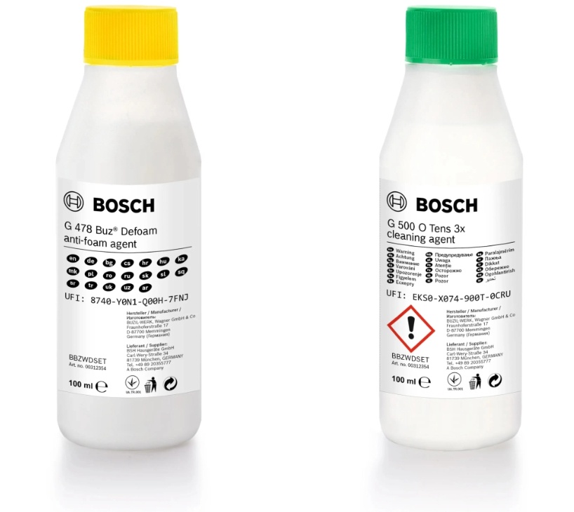 Набор средств BBZWDSET AquaWash&Clean для моющего пылесоса Bosch 00312354 – аксессуары для пылесосов Bosch