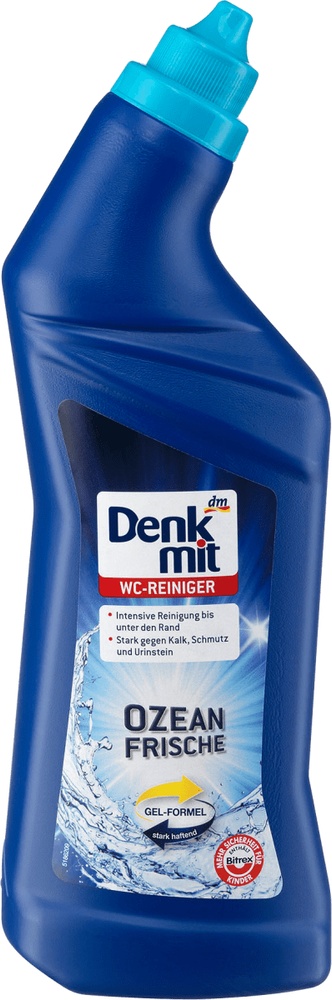 Засіб для унітазу Denkmit WC-Reiniqer Ozean Frisene, 1 л - побутова хімія для унітазів Denkmit