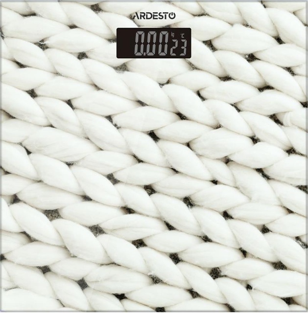 Ваги Ardesto підлогові Knit, 150кг, AAAx2 в комплекті, скло, багатокольорові