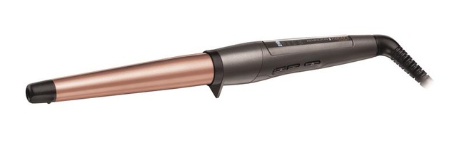 Плойка Remington Keratin Protect, конусна, 48Вт, темп.режимів-5, D-19-28mm, 150-210С, кераміка, сріблястий