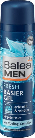 Гель для бритья Balea Men Fresh, 200 мл 4058172925719