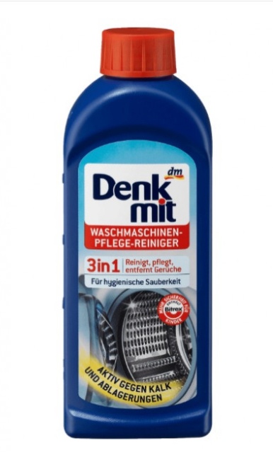 Засіб для догляду за пральною машиною 3в1 Denkmit 250 мл - побутова хімія для пральних машин Denkmit