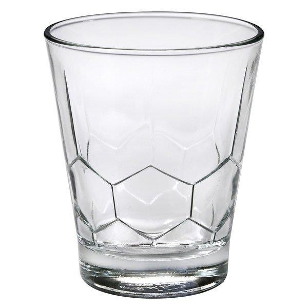 Набір склянок Duralex Hexagone, низьких, 300мл, h-90см, 6шт, скло, прозорий