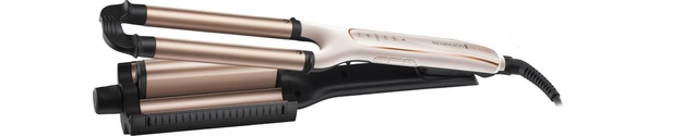 Плойка Remington ProLuxe 4-в-1, для хвиль, 90Вт, темп.режимів-5, D-15mm, 150-210С, кераміка, біло-золотий