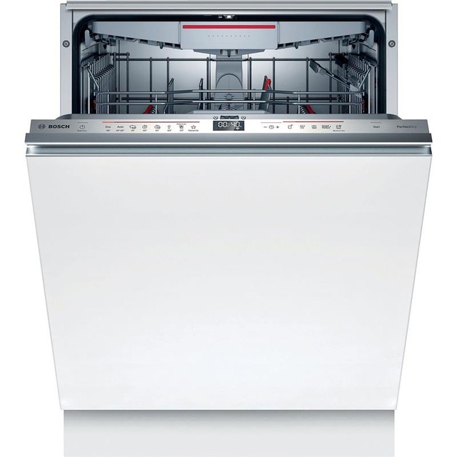 Посудомийна машина Bosch вбудована, 14 компл., A+++, 60см, дисплей, Zeolith, білий