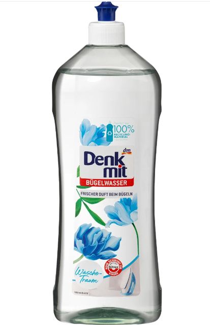 Вода для глажки белья Denkmit и ароматизации тканей 1л (4066447580303) – бытовая химия мыло, сервертки, универсальные средства Denkmit