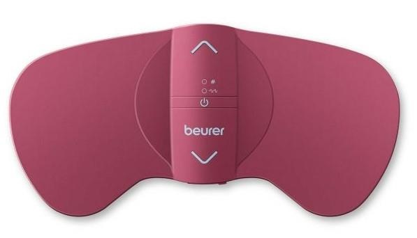 Електростимулятор Beurer для живота, акумулятор, USB-C, вага - 0.047кг, 15 рівнів інтенсивності, від менструального болю, рожевий