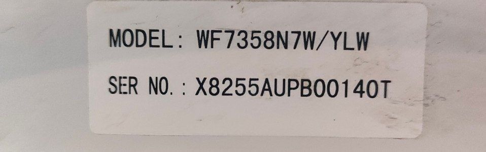 Стиральная машина Samsung WF7358N7W/YLW Б/У - запчасти к стиральной машине Samsung