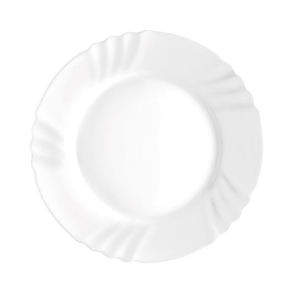 Тарілка обідня Bormioli Rocco Ebro, d25.5см, опалове скло, білий