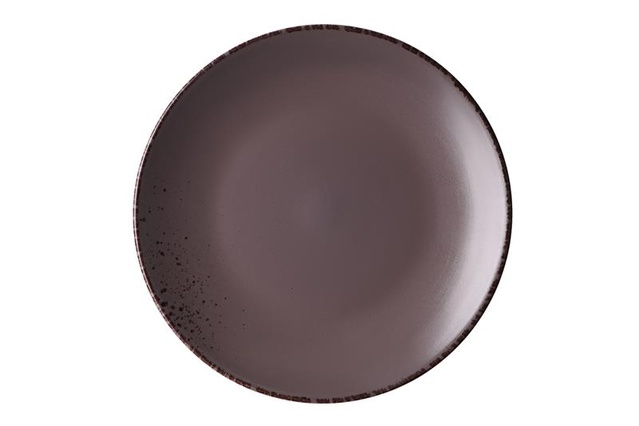 Тарілка обідня Ardesto Lucca Grey brown, 26см, кераміка, коричневий