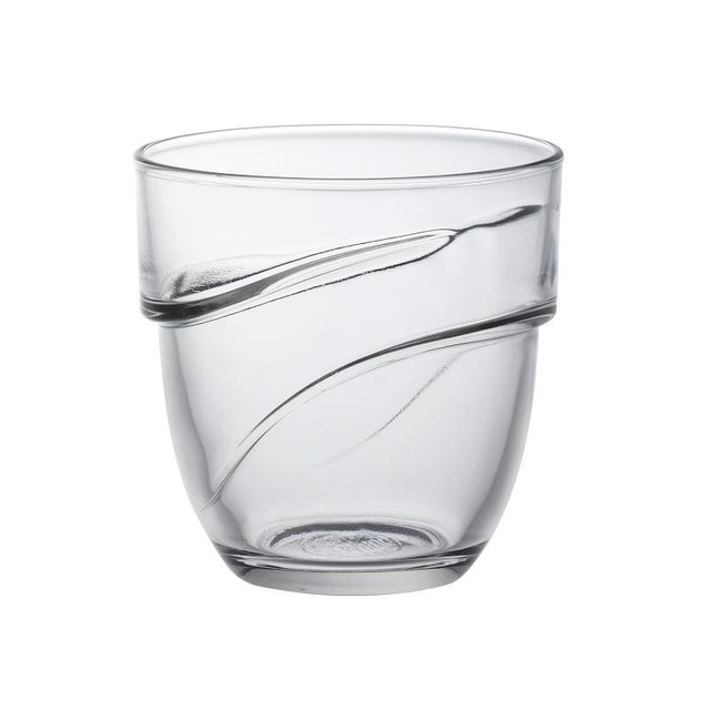 Набір склянок Duralex Wave низьких, 270мл, h-83см, 6шт, скло, прозорий