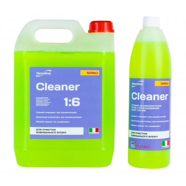 Neoclima Cleaner NANO: Мощный очиститель на щелочной основе для восстановления и повышения эффективности установок &ndash; бытовая химия мыло, сервертки, универсальные средства Neoclima