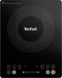 Плитка настільна Tefal індукційна Everyday Slim, комфорок - 1 на 2.1кВт, керування - сенсорне, чорний