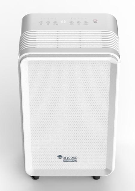 Осушувач повітря Mycond Roomer Smart 12 побутовий, 12л.на добу, 120м3/год, 25м2, дисплей, ел. кер-ня, Wi-Fi, таймер, авто вимк., білий